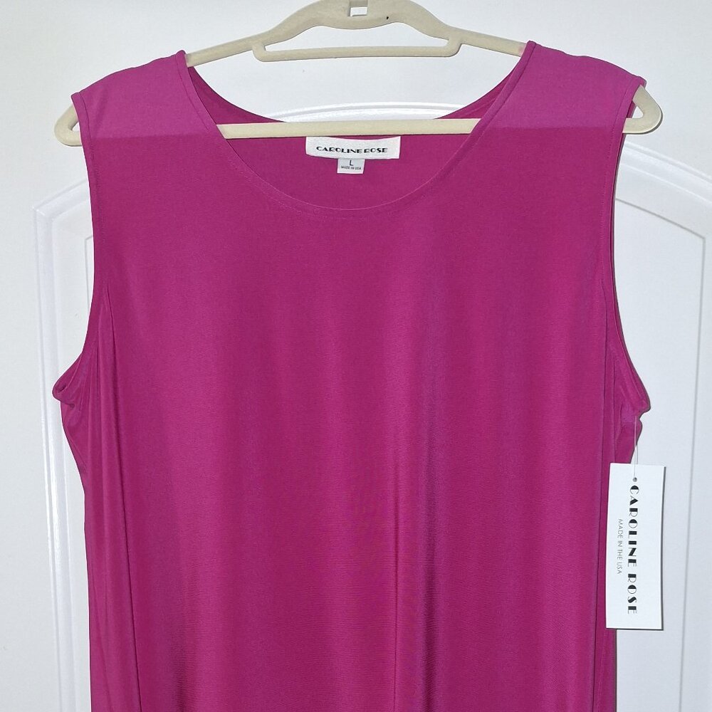 CAROLINE ROSE – Size L- Pink Tank Top